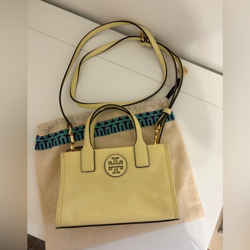 Tory Burch Yellow Elle Mini Bag